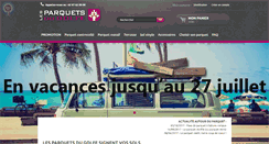 Desktop Screenshot of parquetsdugolfe.com